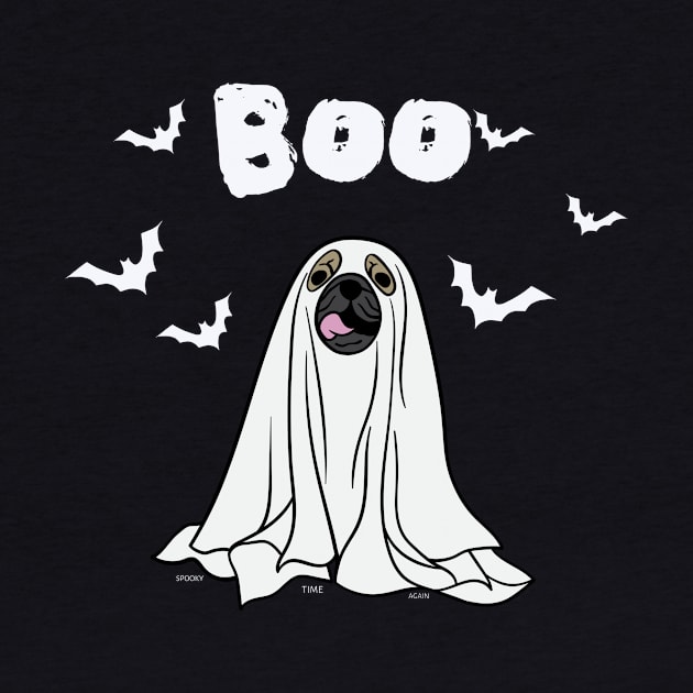 Boo Halloween Dog by NICHE&NICHE